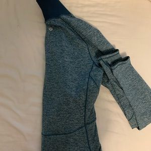 Lululemon cropped quarter zip